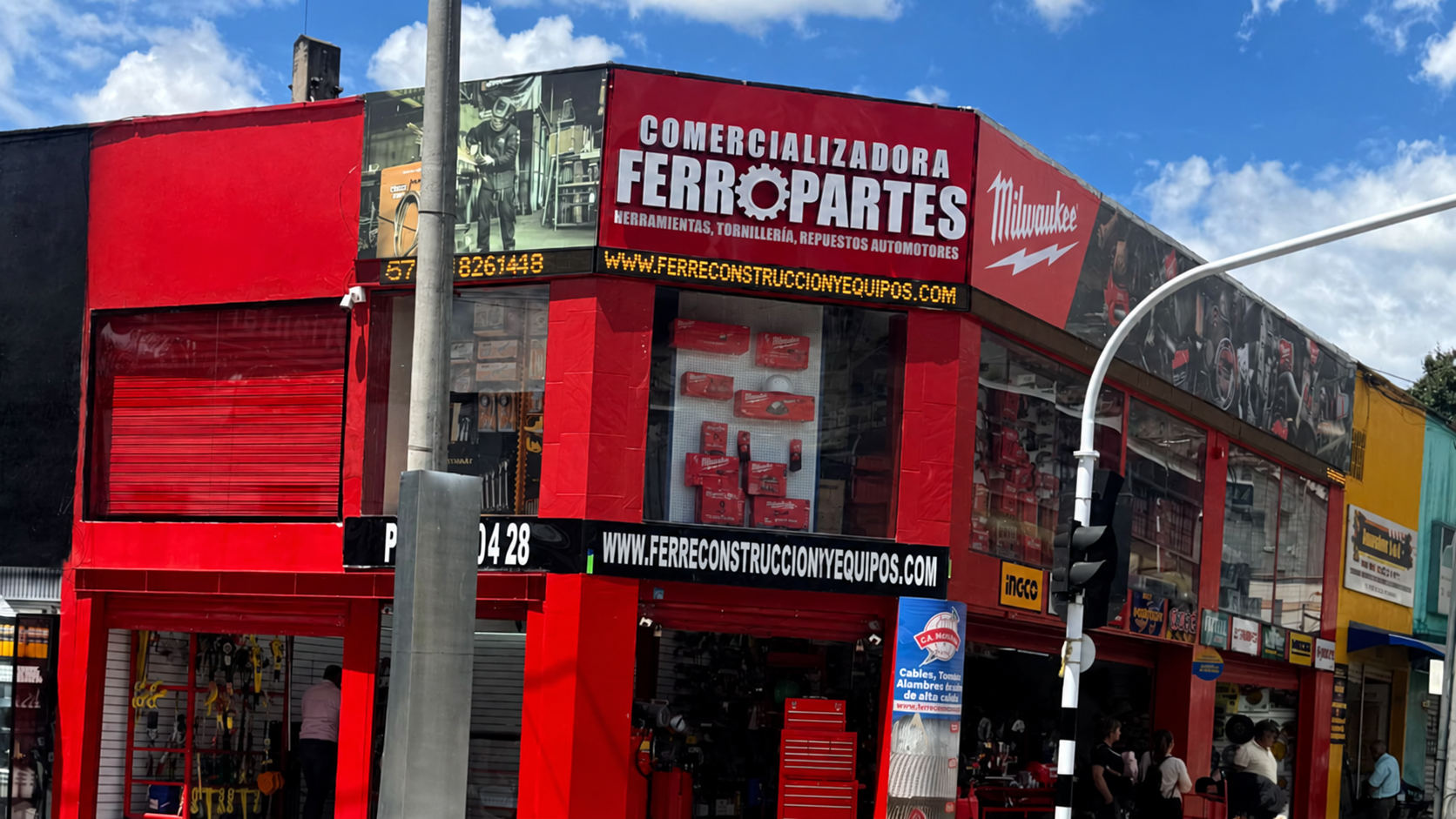 Fachada de Comercializadora Ferropartes, fotografía de la empresa